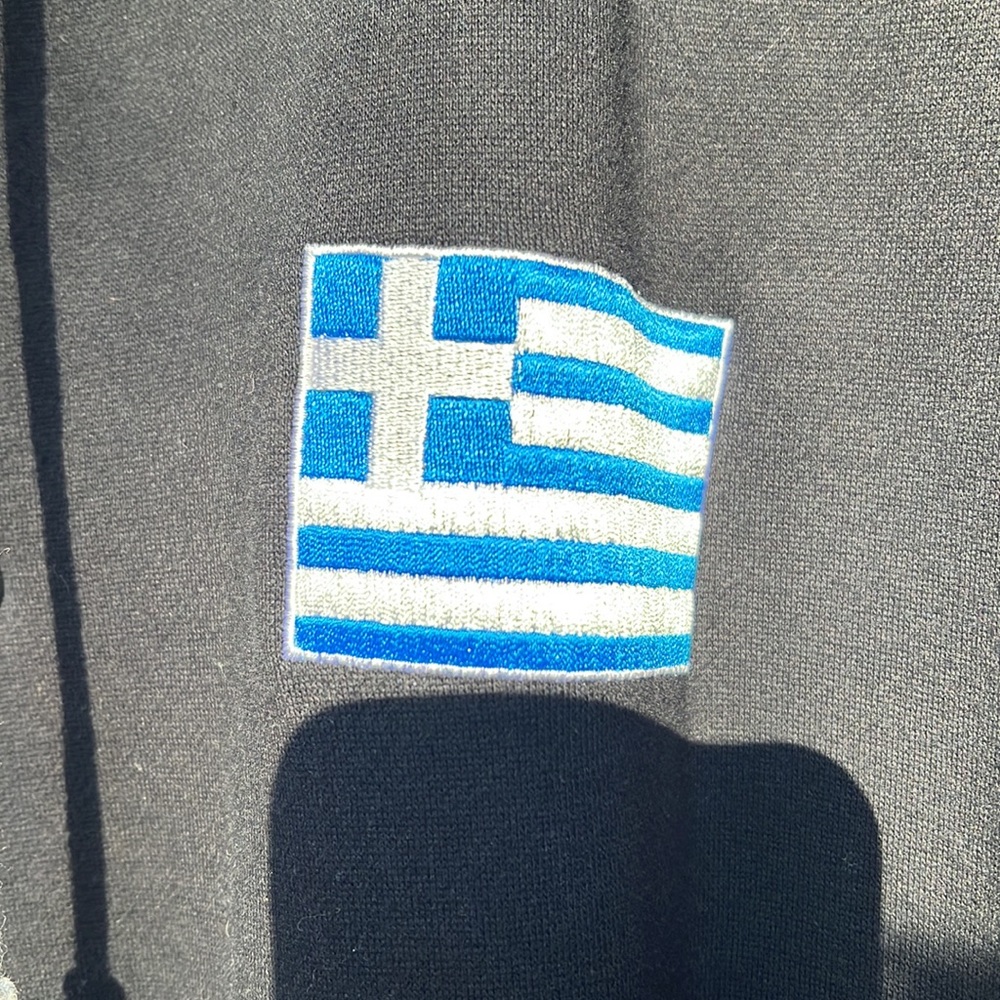 Worn 2x Pristine Greek Heritage, cotton and polyester jacket with hood. - Picture 2 of 8